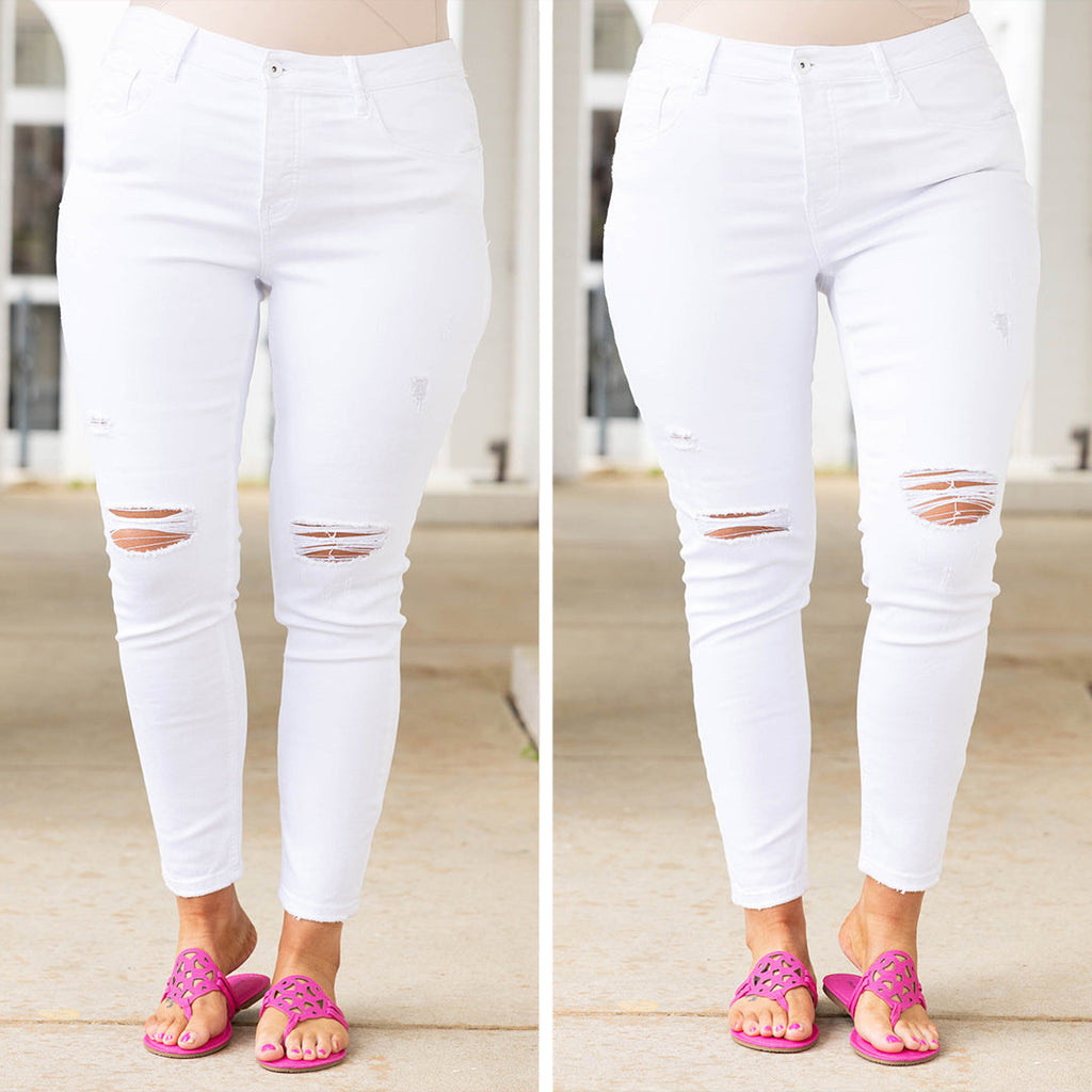 White Out Jeans, White