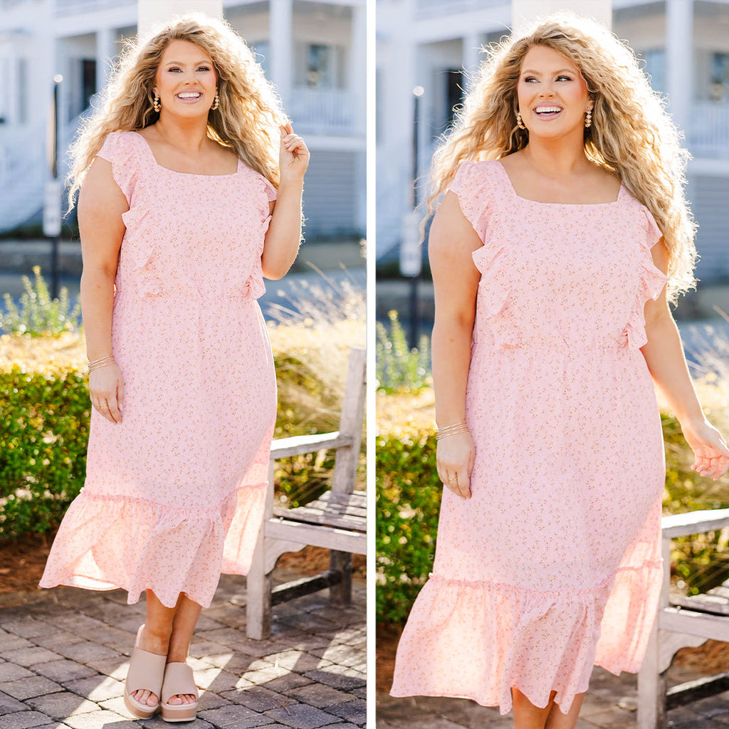 Always Be The One Dress, Pink
