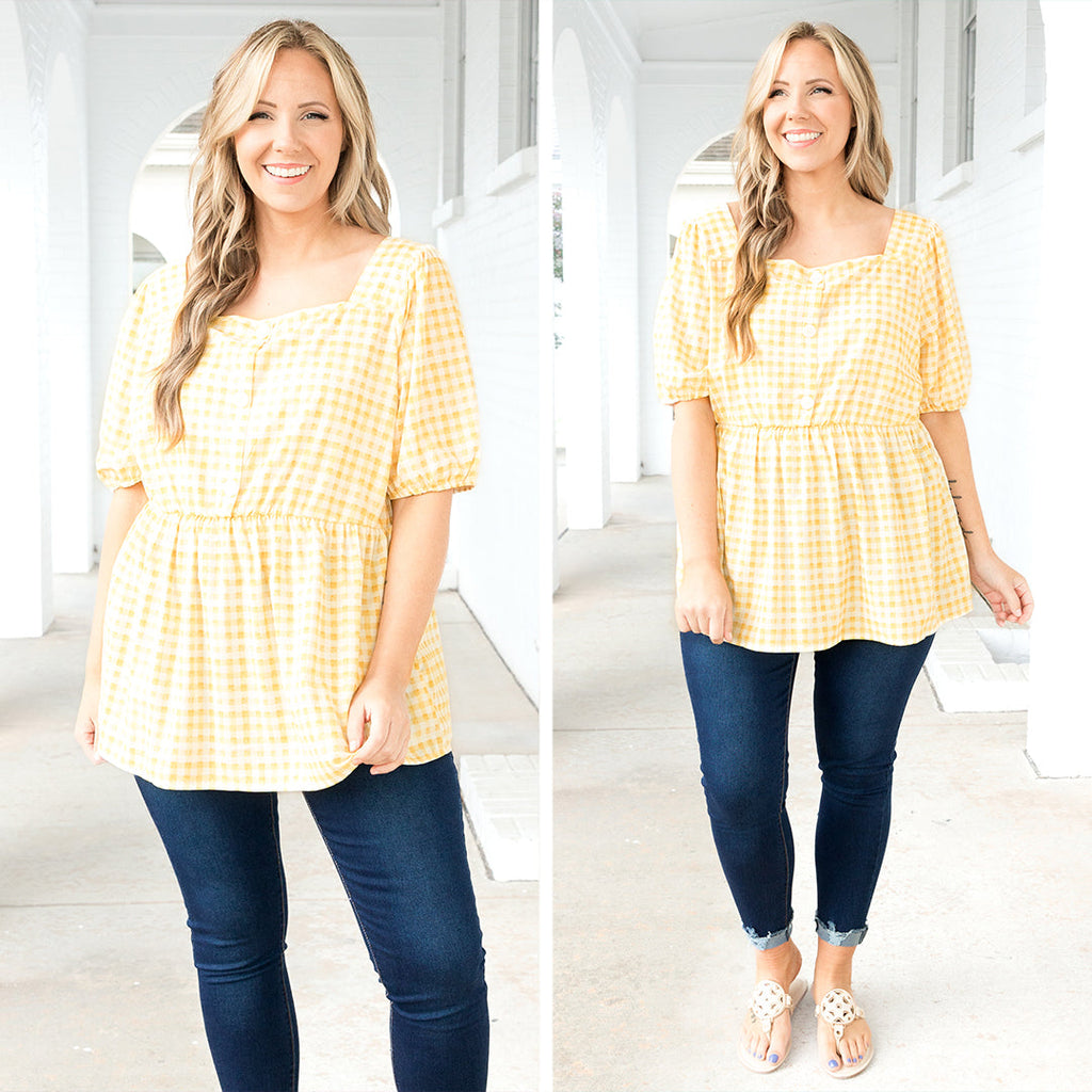 Dixie Land Top, Yellow