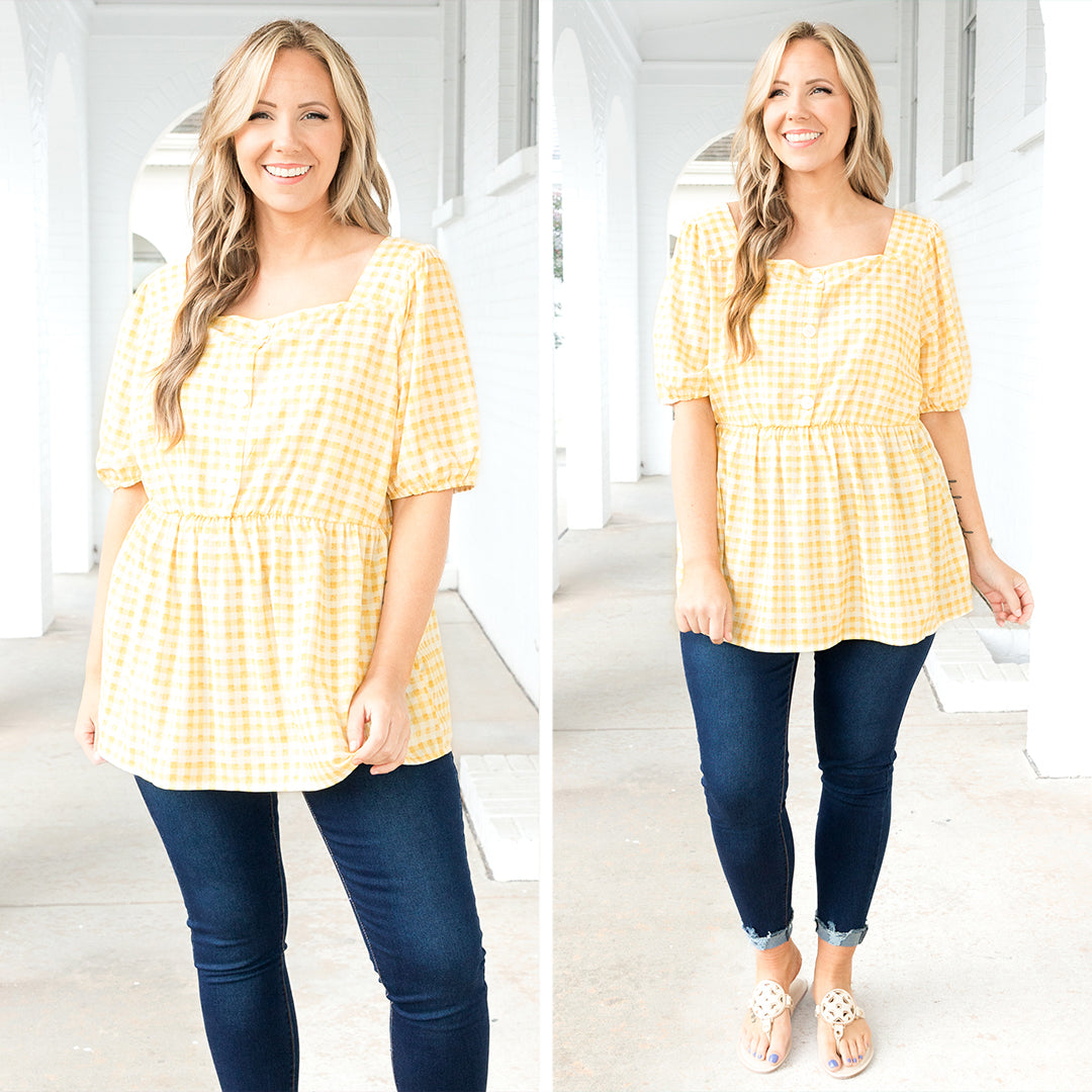 Dixie Land Top, Yellow