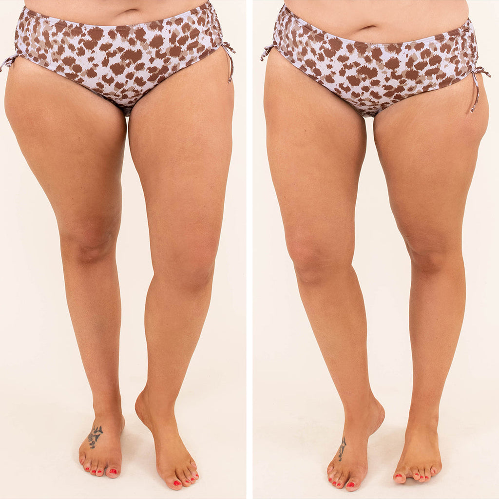 Talk To The Sand Tankini Bottom, Leopard
