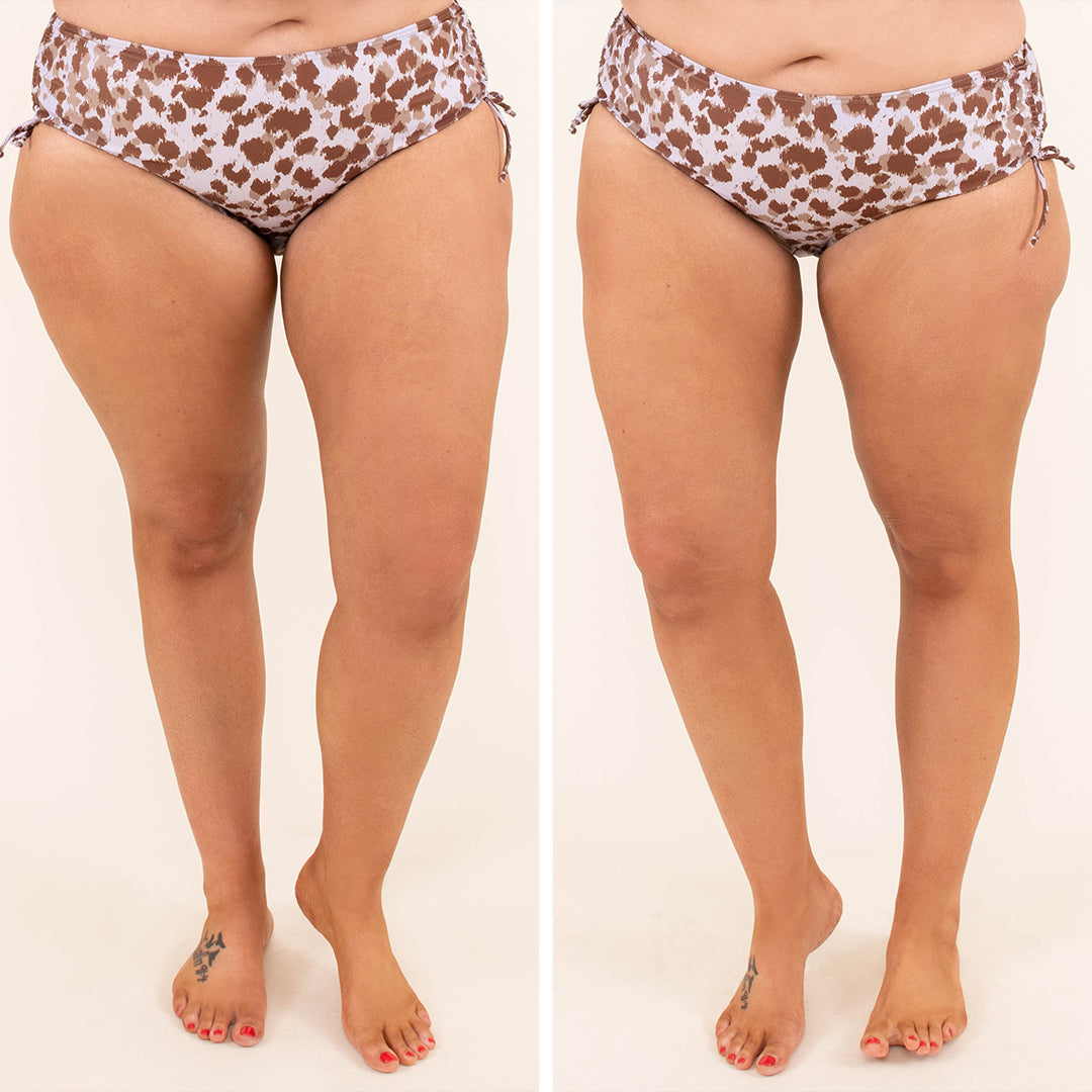Talk To The Sand Tankini Bottom, Leopard