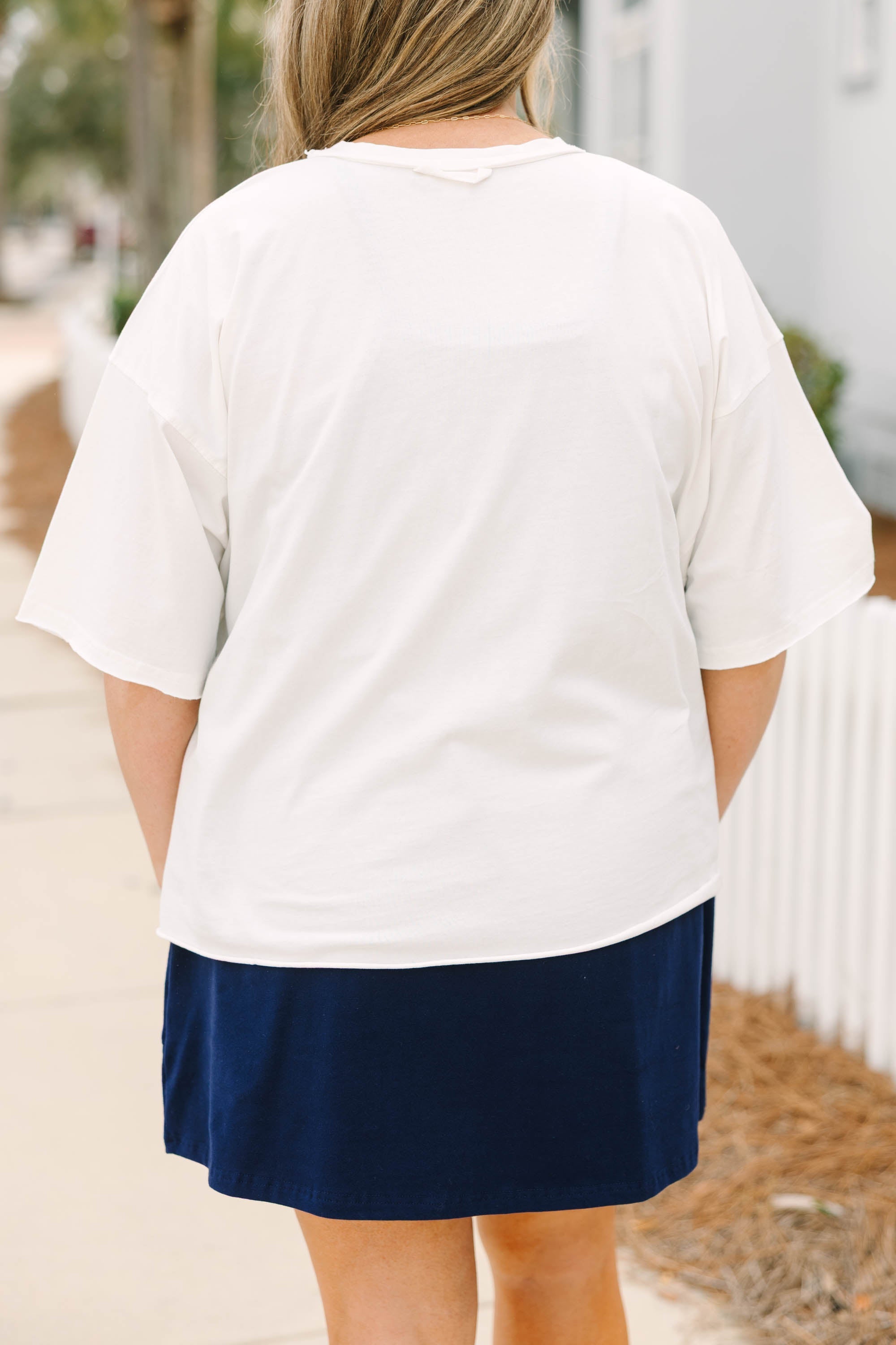 1776 Eagle Vintage Wash Tee, White
