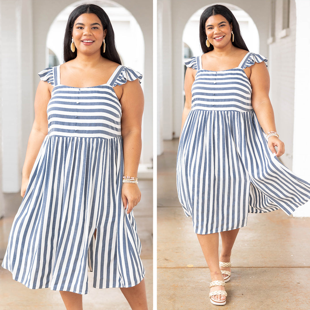 You Just Wait Dress, Denim