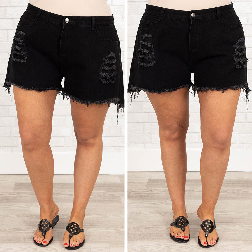 Tangible Love Shorts, Black