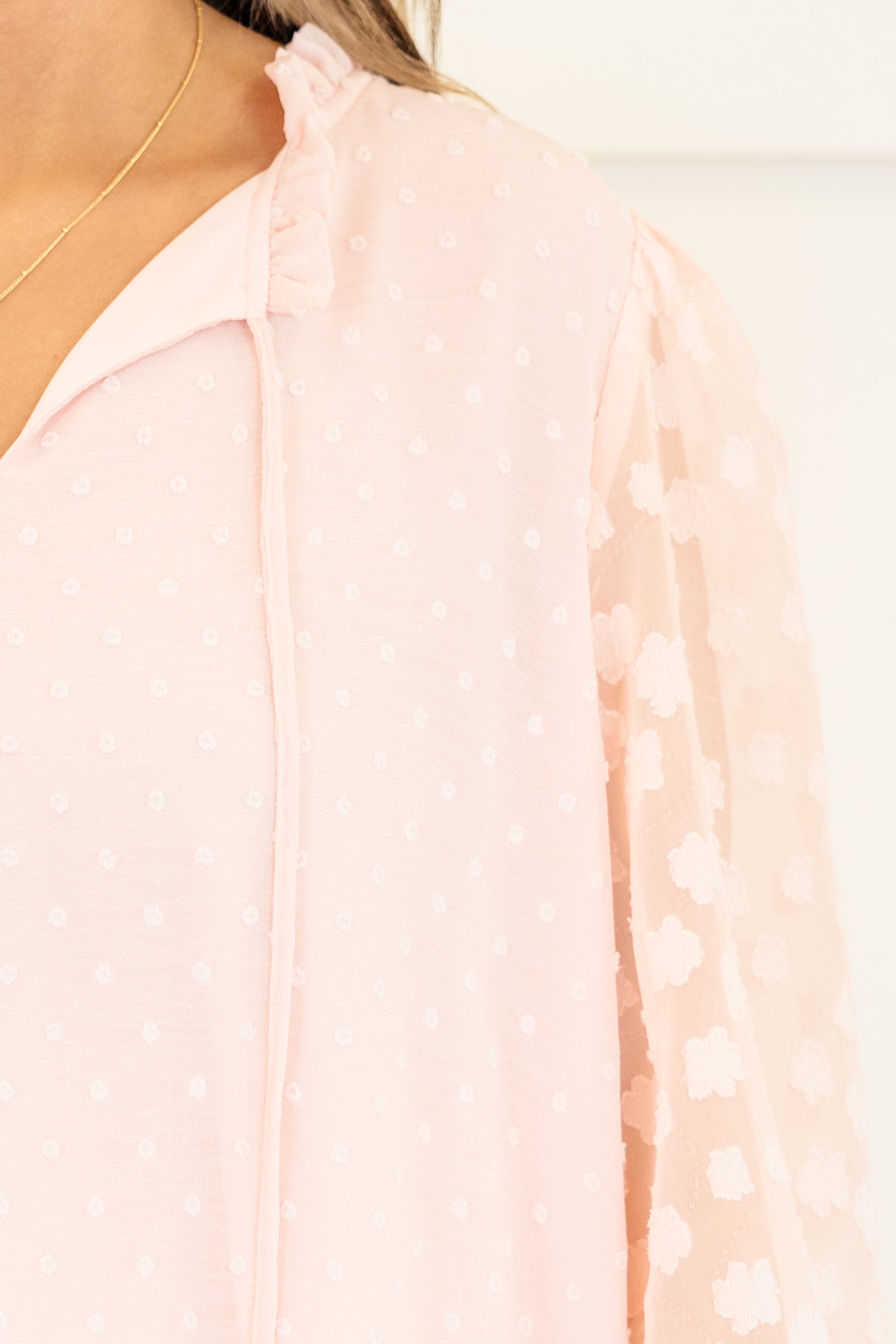 Bluebirds Fly Top, Baby Pink