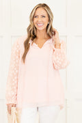 Bluebirds Fly Top, Baby Pink