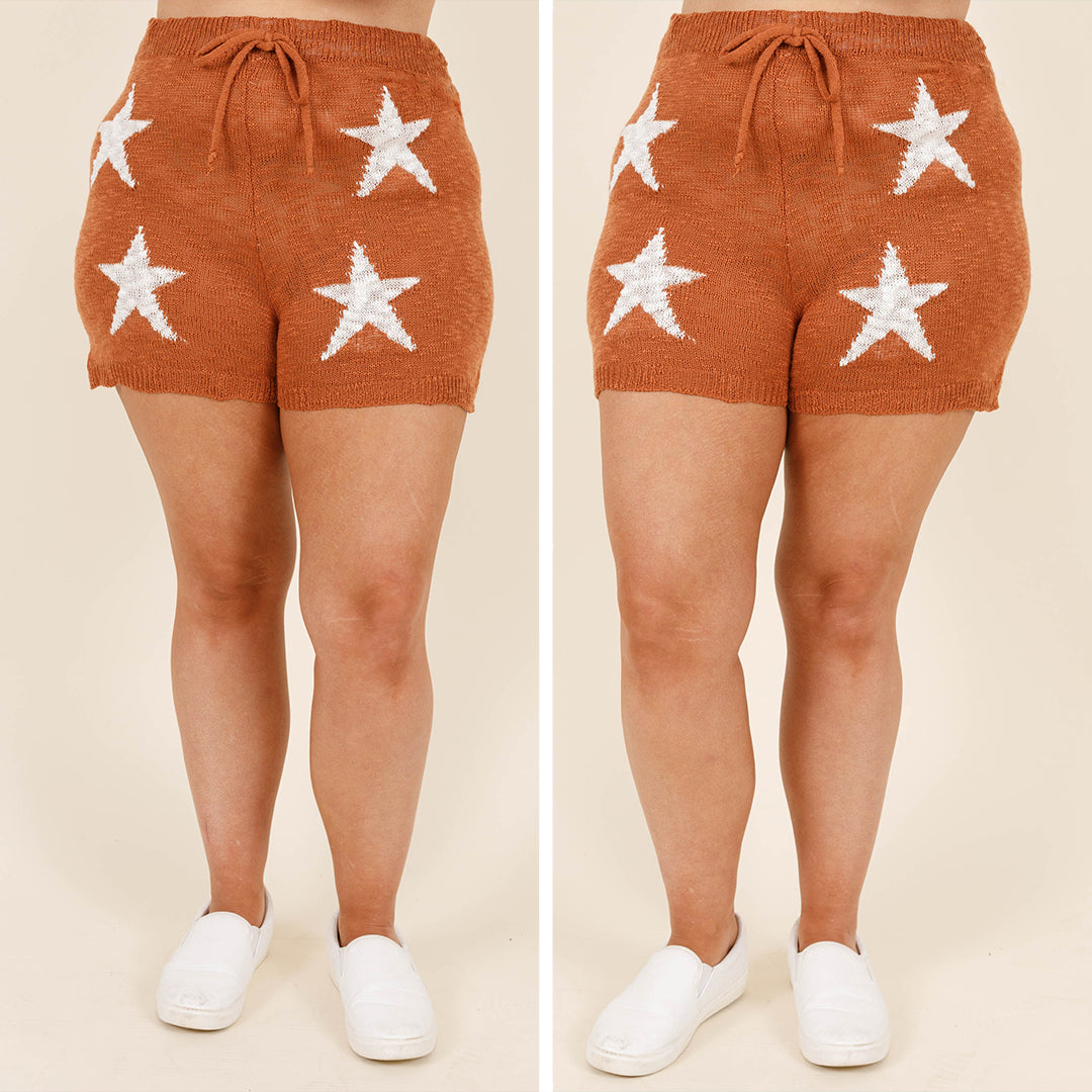 Hitch A Wagon To A Star Shorts, Rust