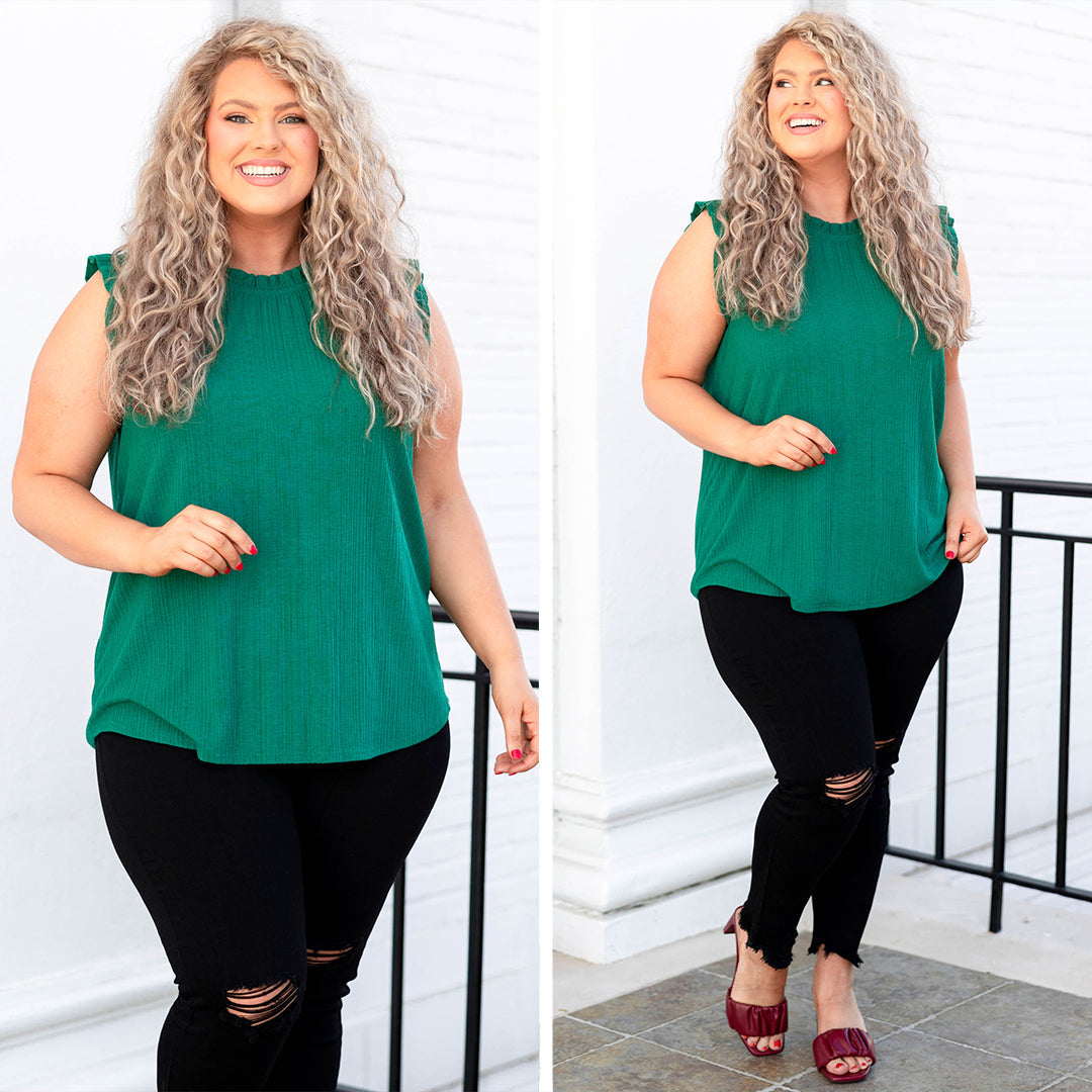 In My Favor Top, Teal