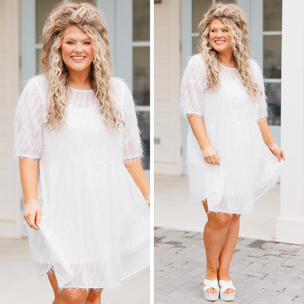 Fancy Like Dress, White