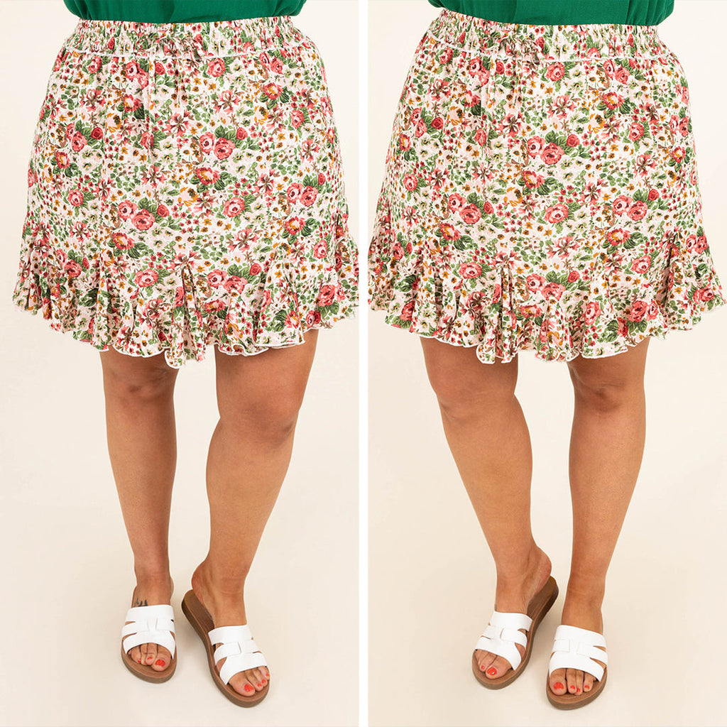 East Of The Sun Skirt, White