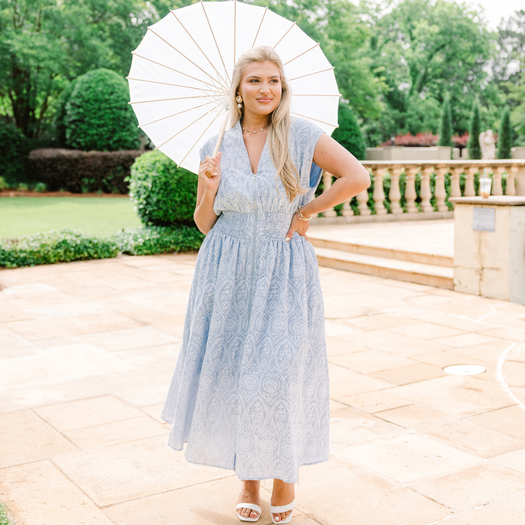 Back & Forth Dress, Light Blue
