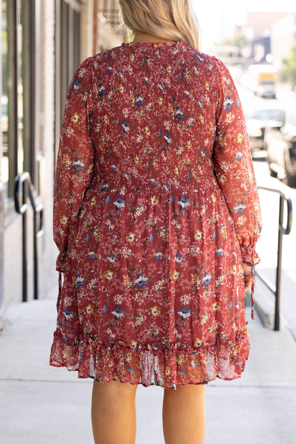Midnight Train To Georgia Dress, Burgundy
