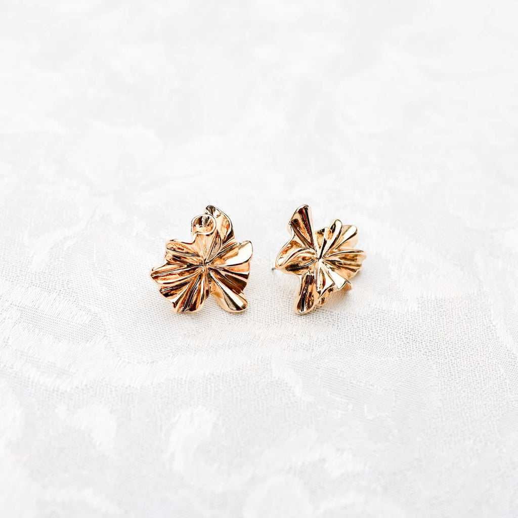 Garden Party Earrings, Gold