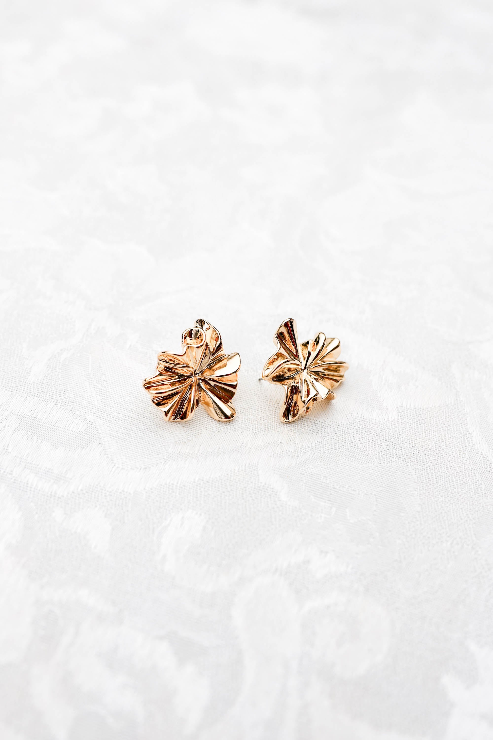 Garden Party Earrings, Gold