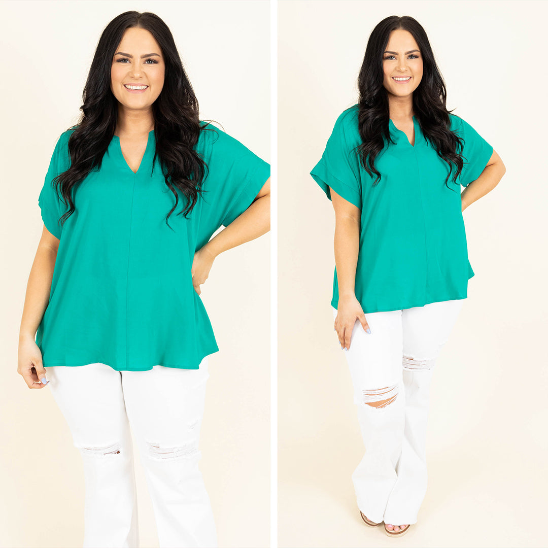 Dreamin' With You Top, Emerald