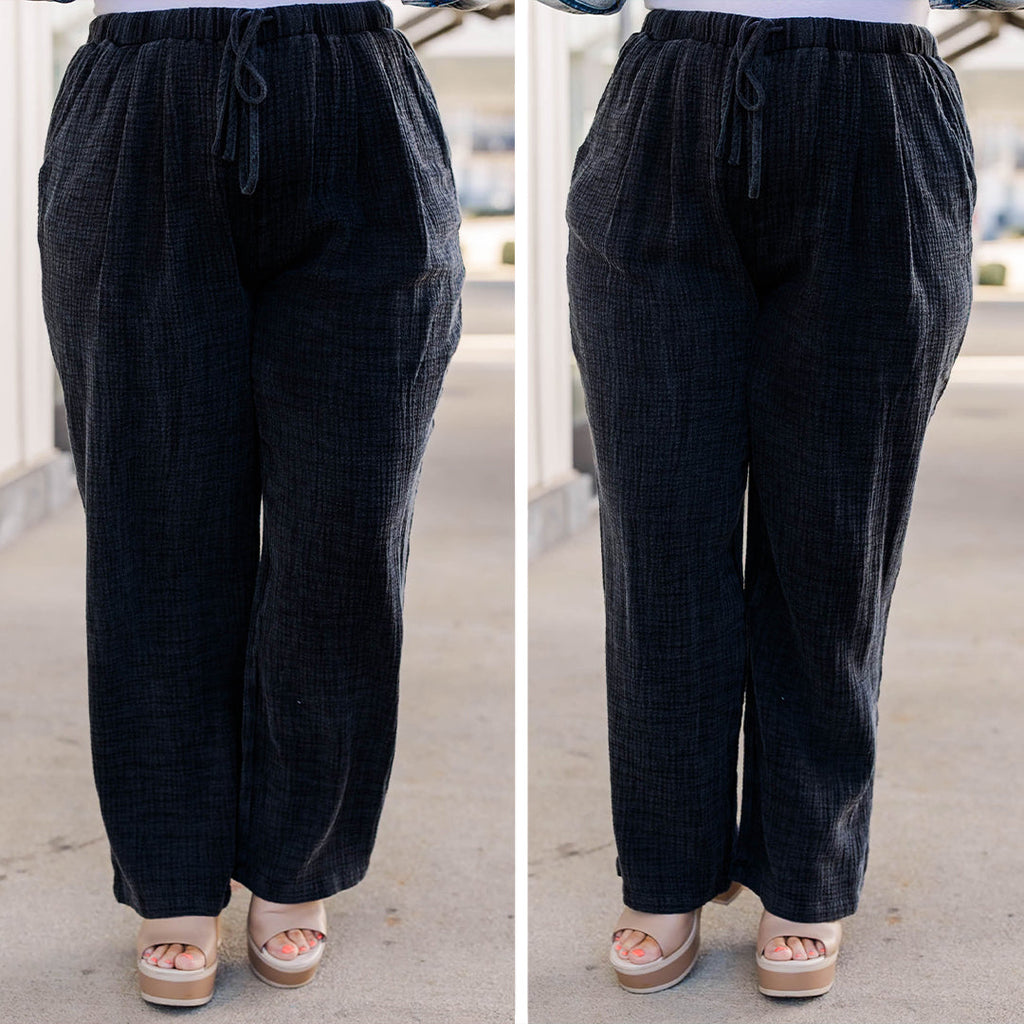Never Go To Waste Pants, Black