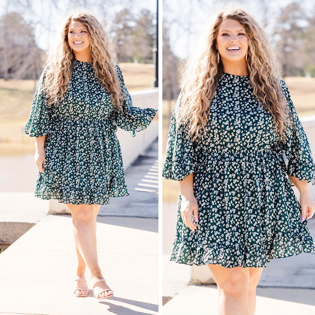 If We Were A Movie Dress, Green