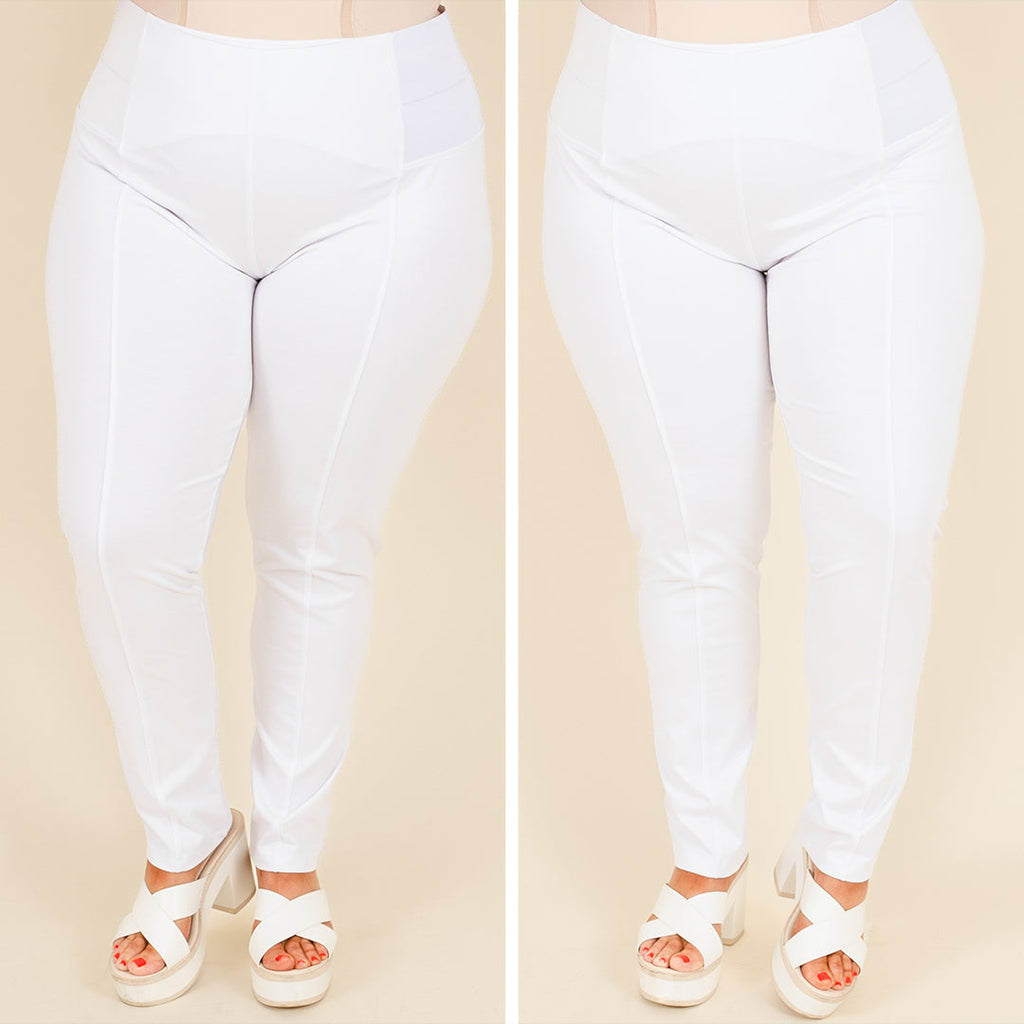 Never Doubted You Leggings, White