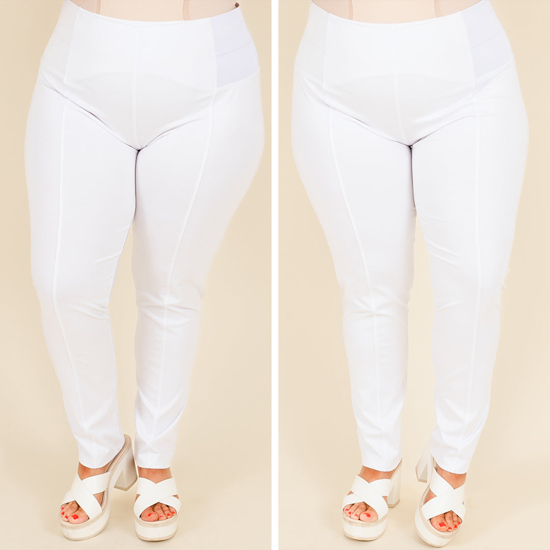 Never Doubted You Leggings, White