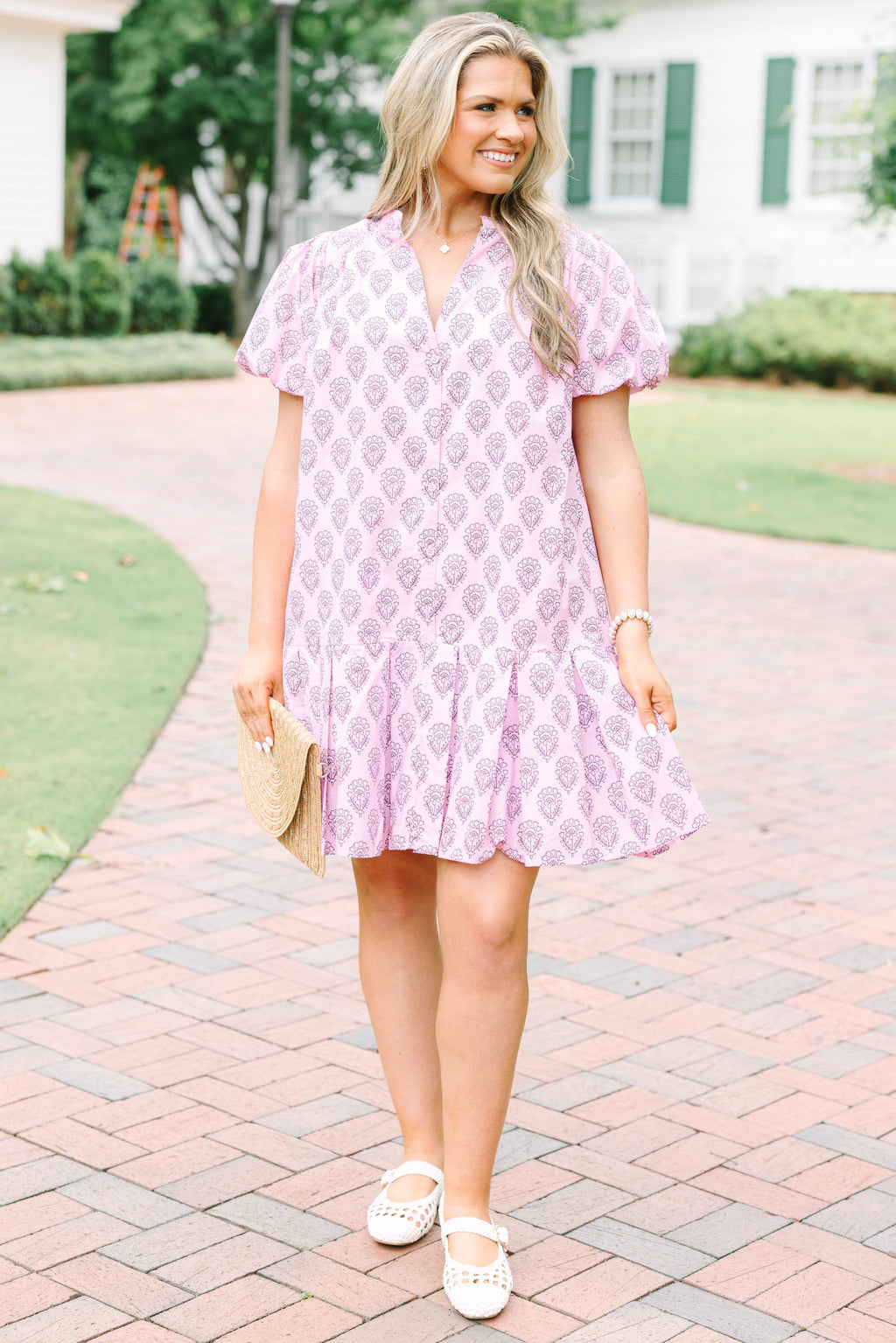 A Bit of Charm Dress, Pink