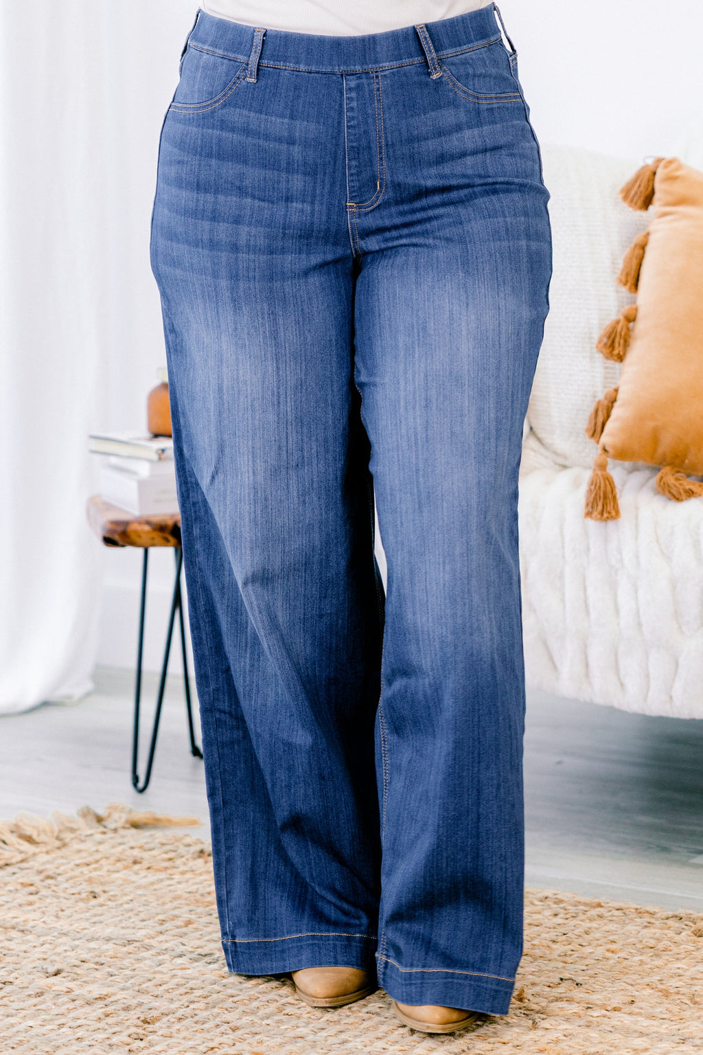 A Casual Stroll Jeggings, Blue