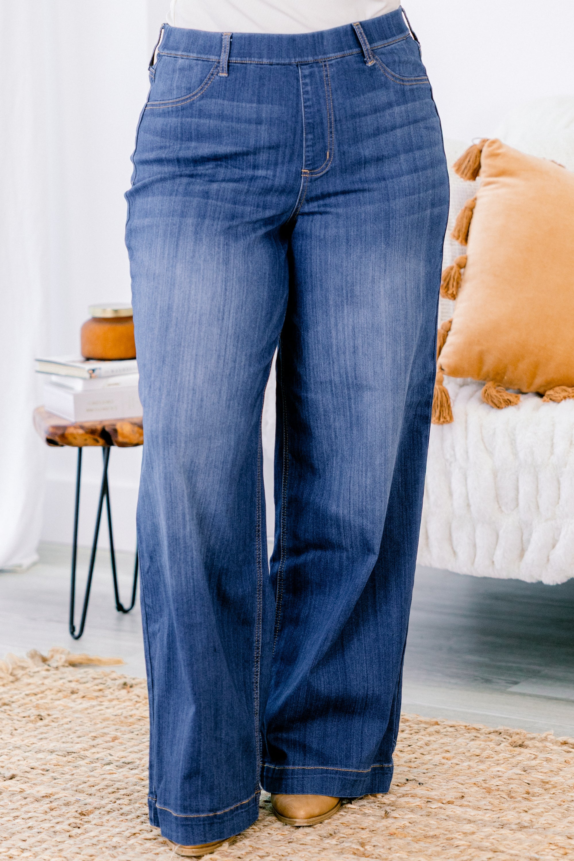 A Casual Stroll Jeggings, Blue