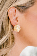 A Certain Something Earrings, Gold