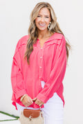 A Different Wave Length Top, Bubble Pink