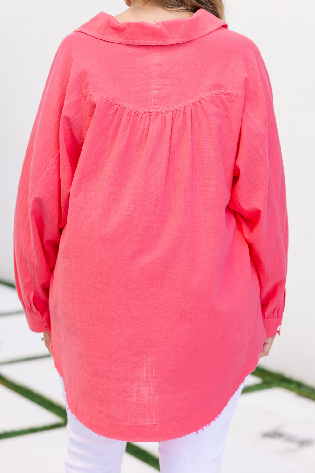 A Different Wave Length Top, Bubble Pink