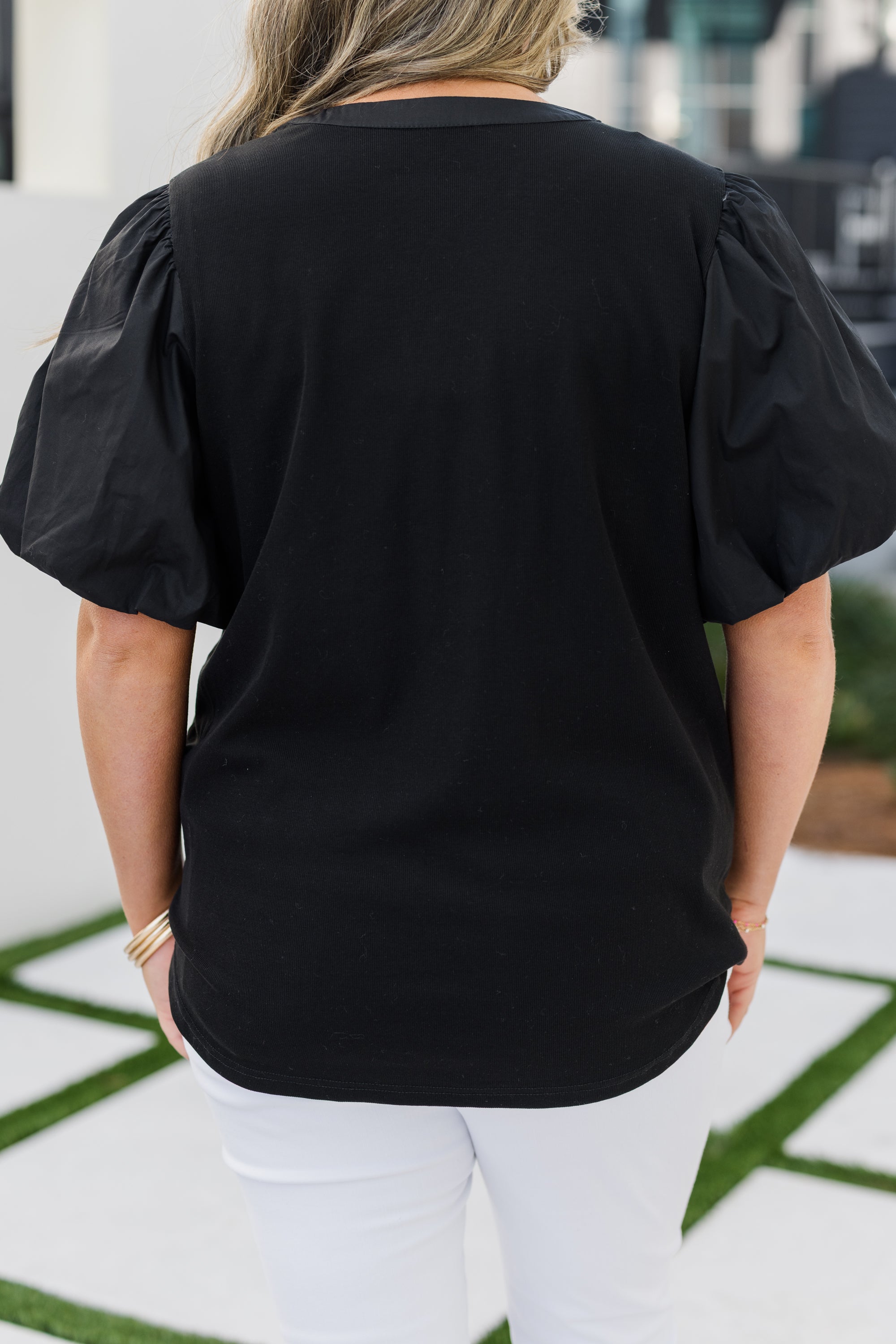 A Glowing Smile Top, Black