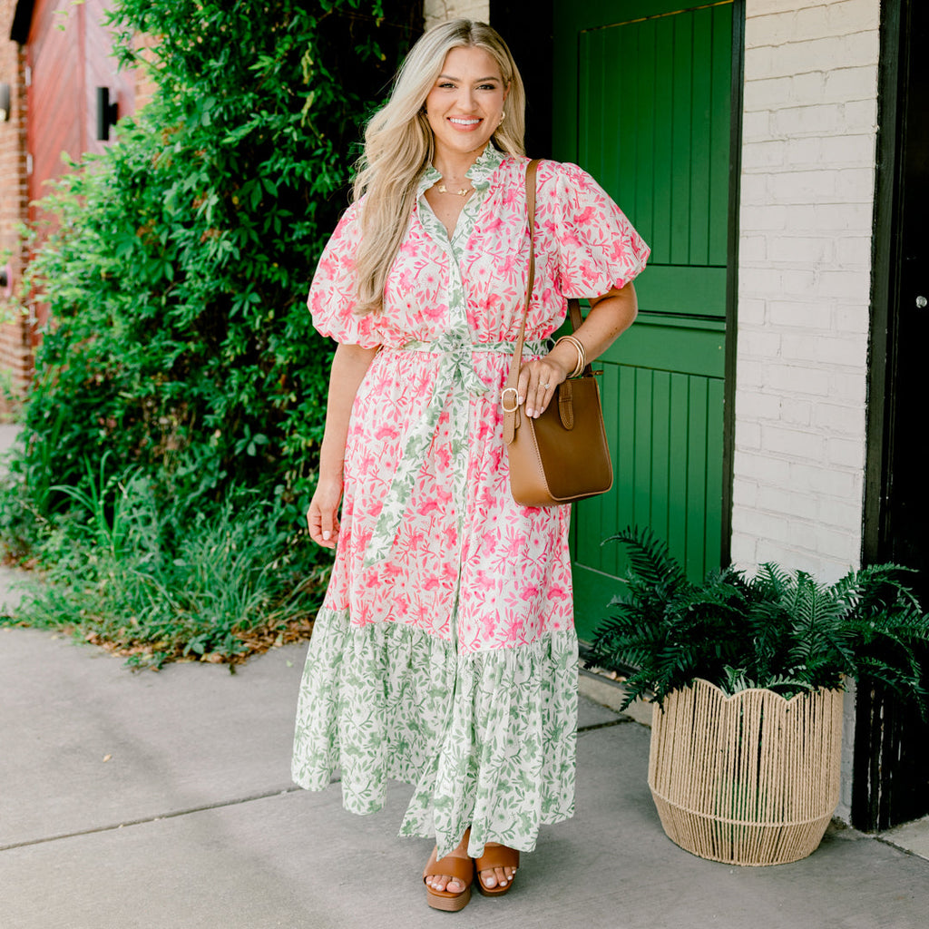 A Good Impression Dress, Pink Mix