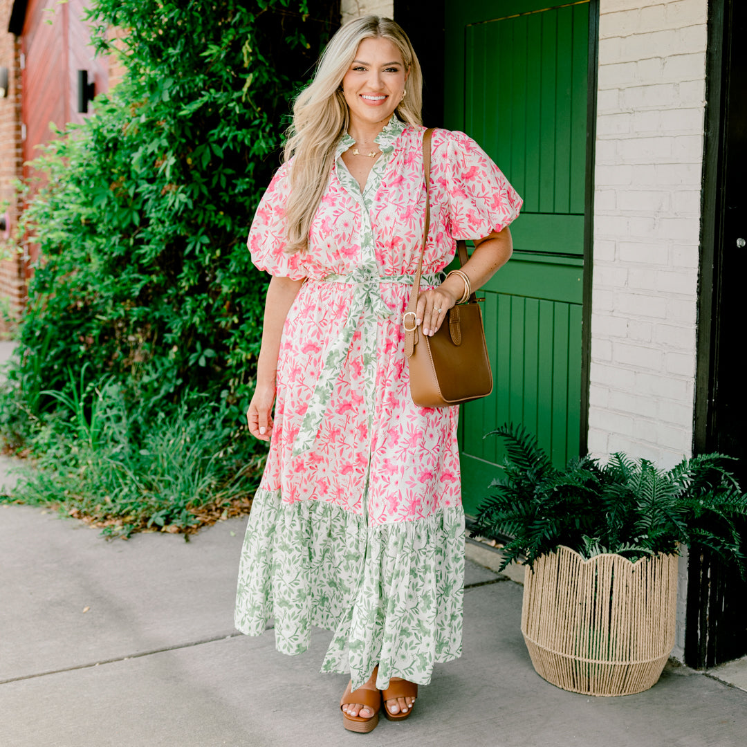 A Good Impression Dress, Pink Mix