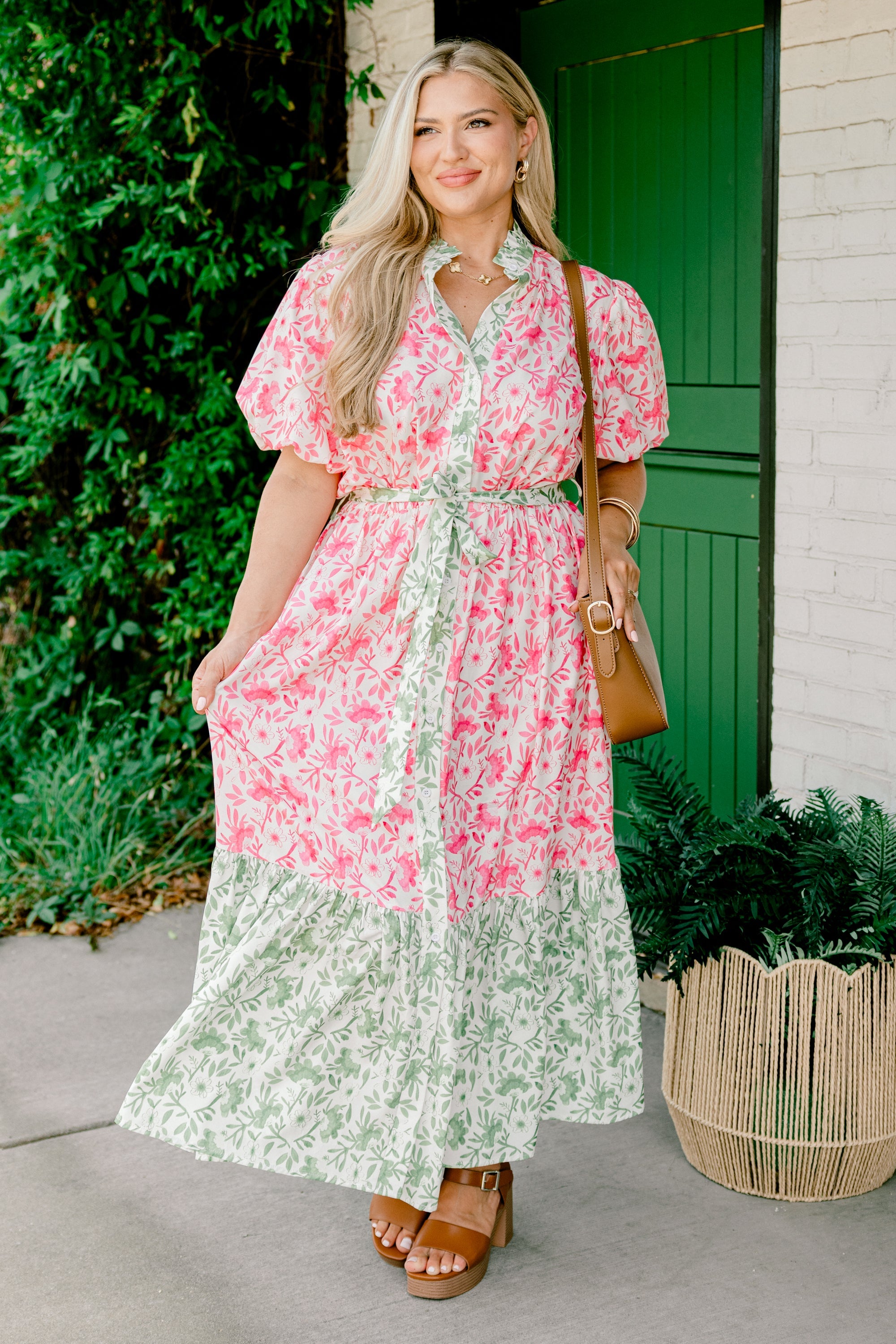 A Good Impression Dress, Pink Mix
