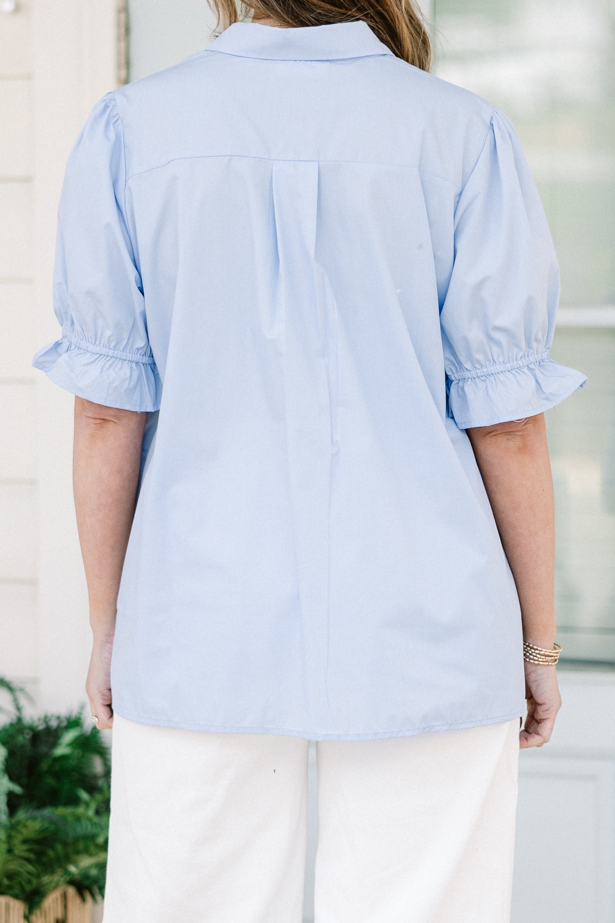 A Helping Hand Top, Blue
