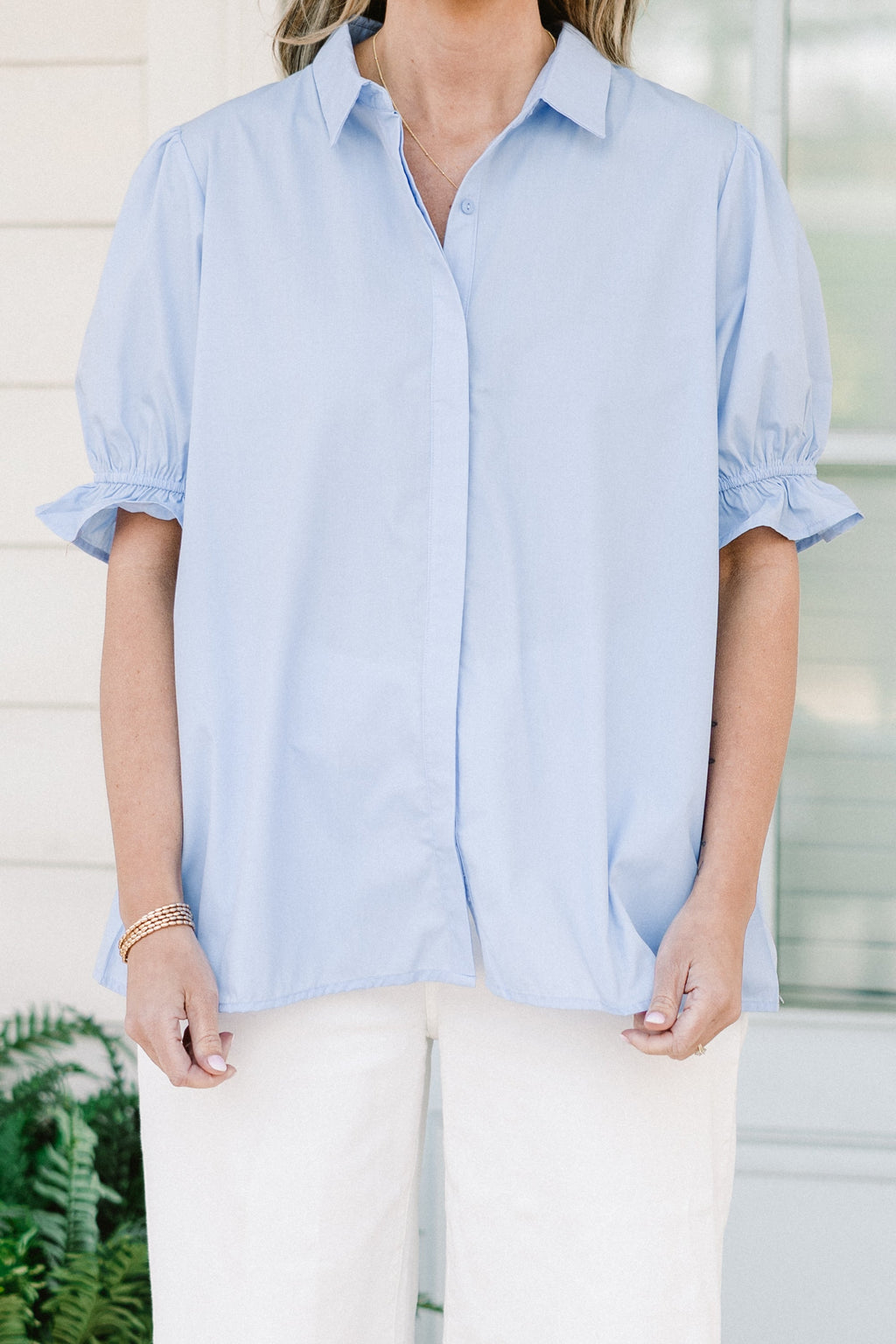 A Helping Hand Top, Blue