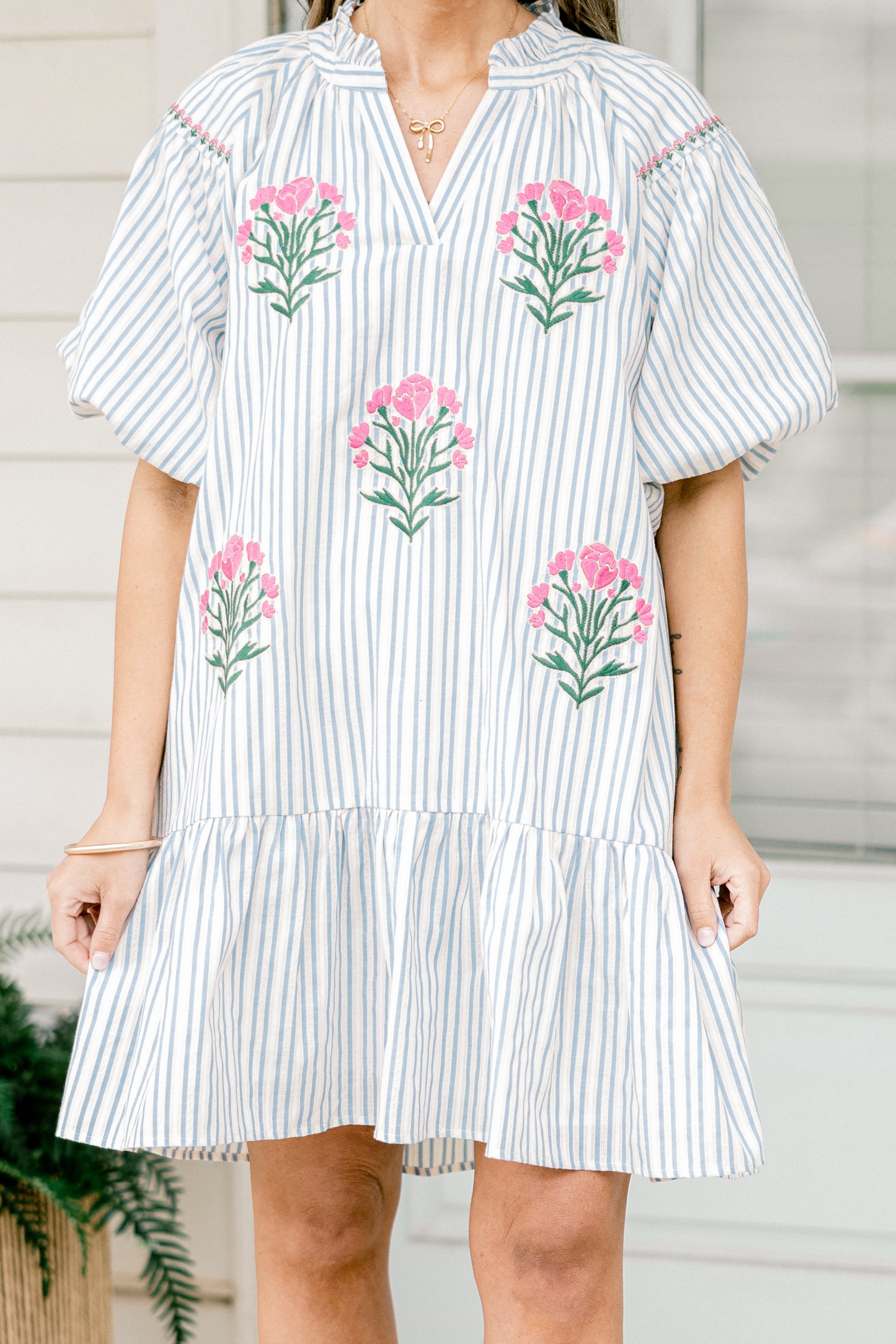 A La Mode Dress, Blue