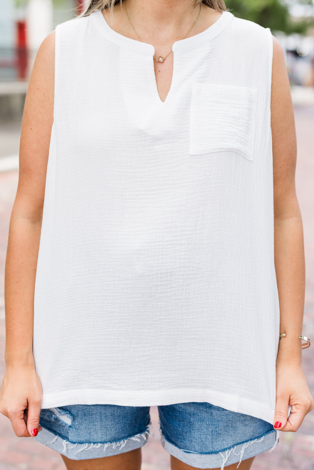 A Leap Of Faith Tank, White