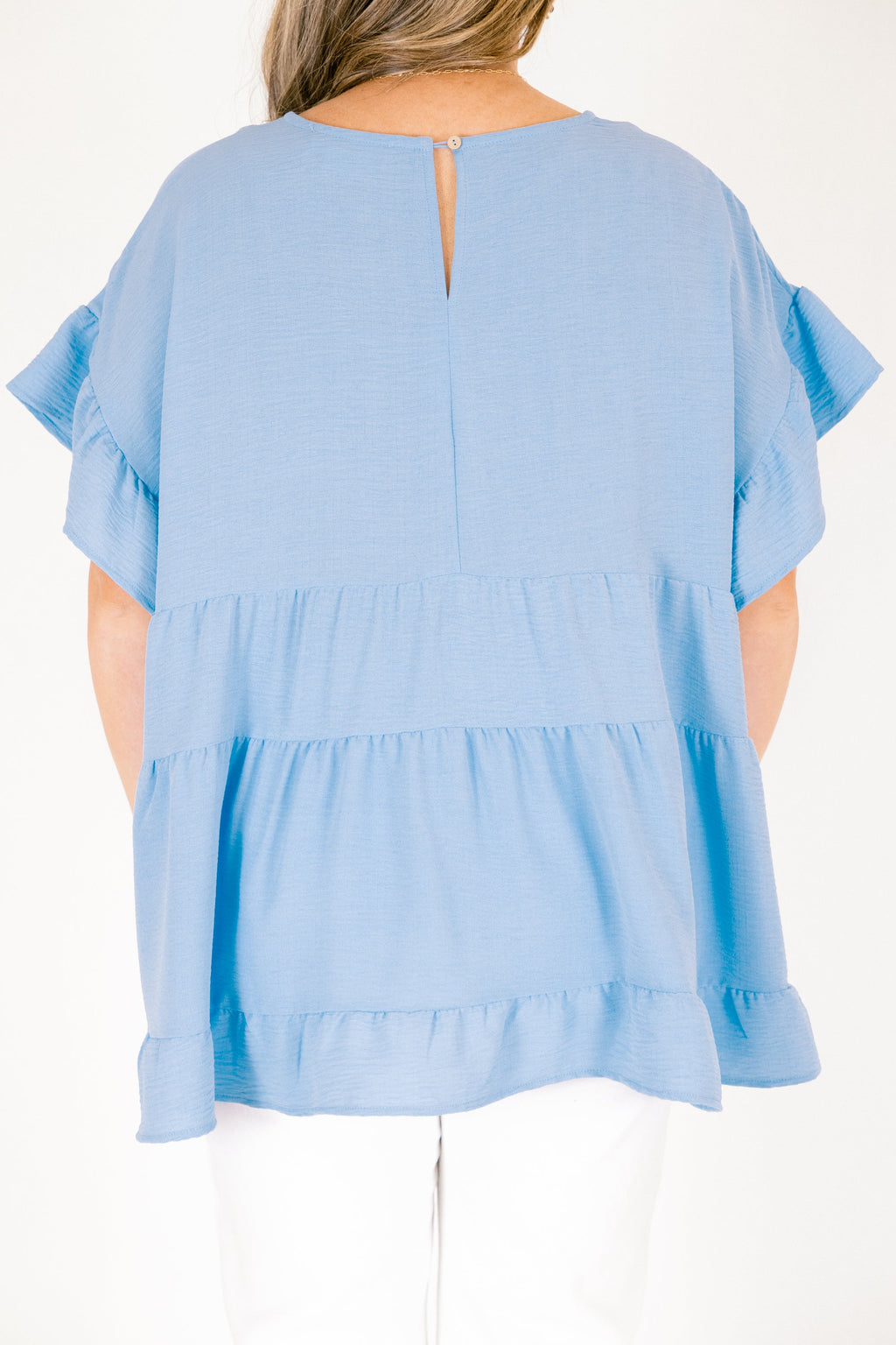 A Little Reckless Top, Chambray