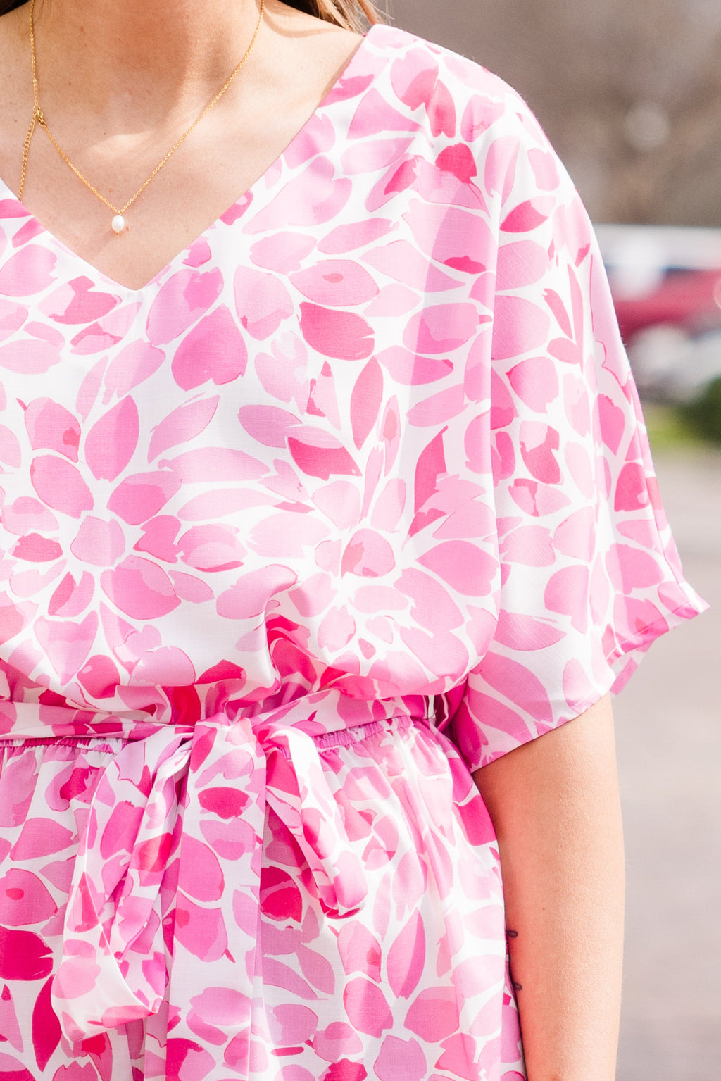 A Little Unpredictable Romper, Pink