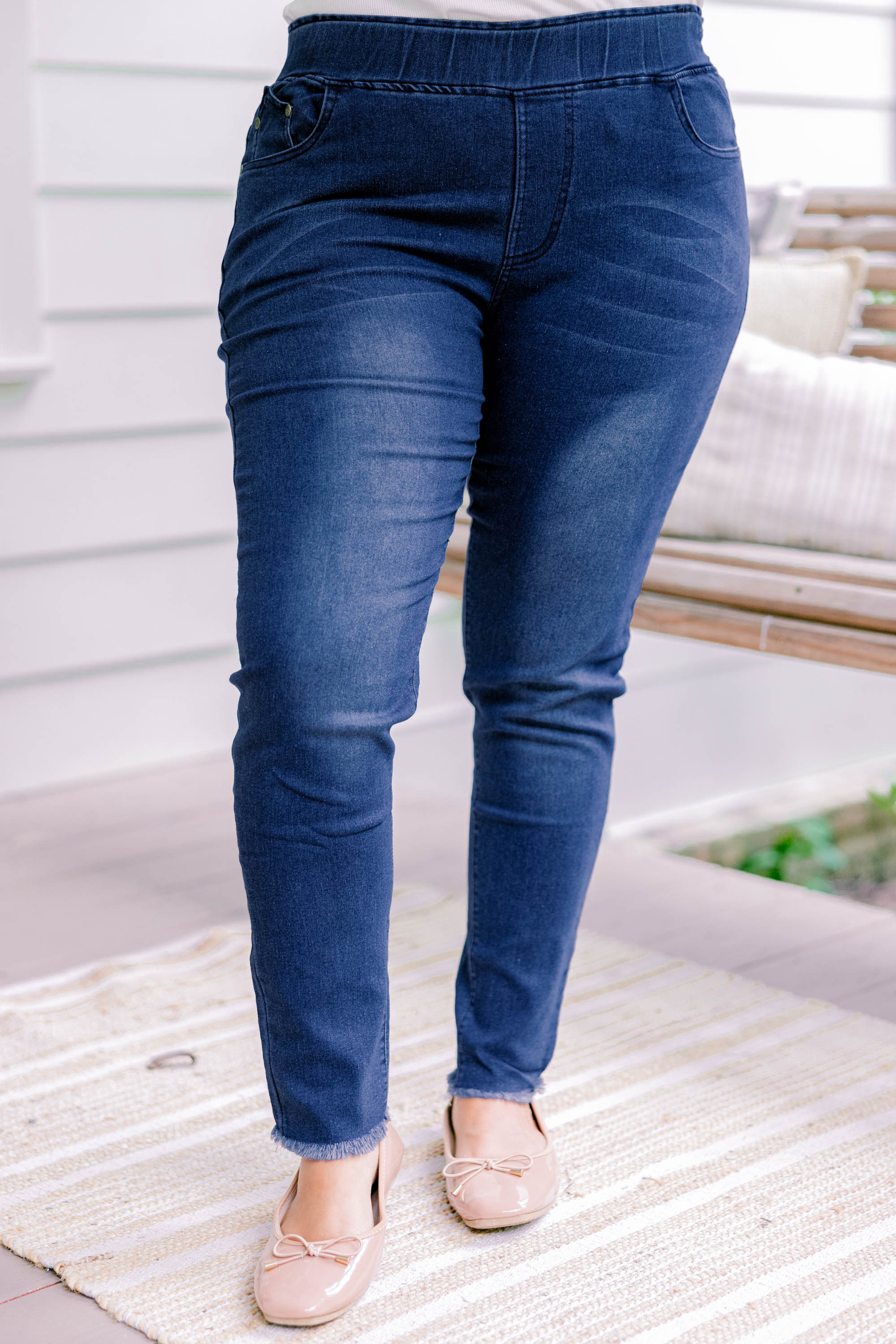 A Lovely Escape Jeggings, Blue