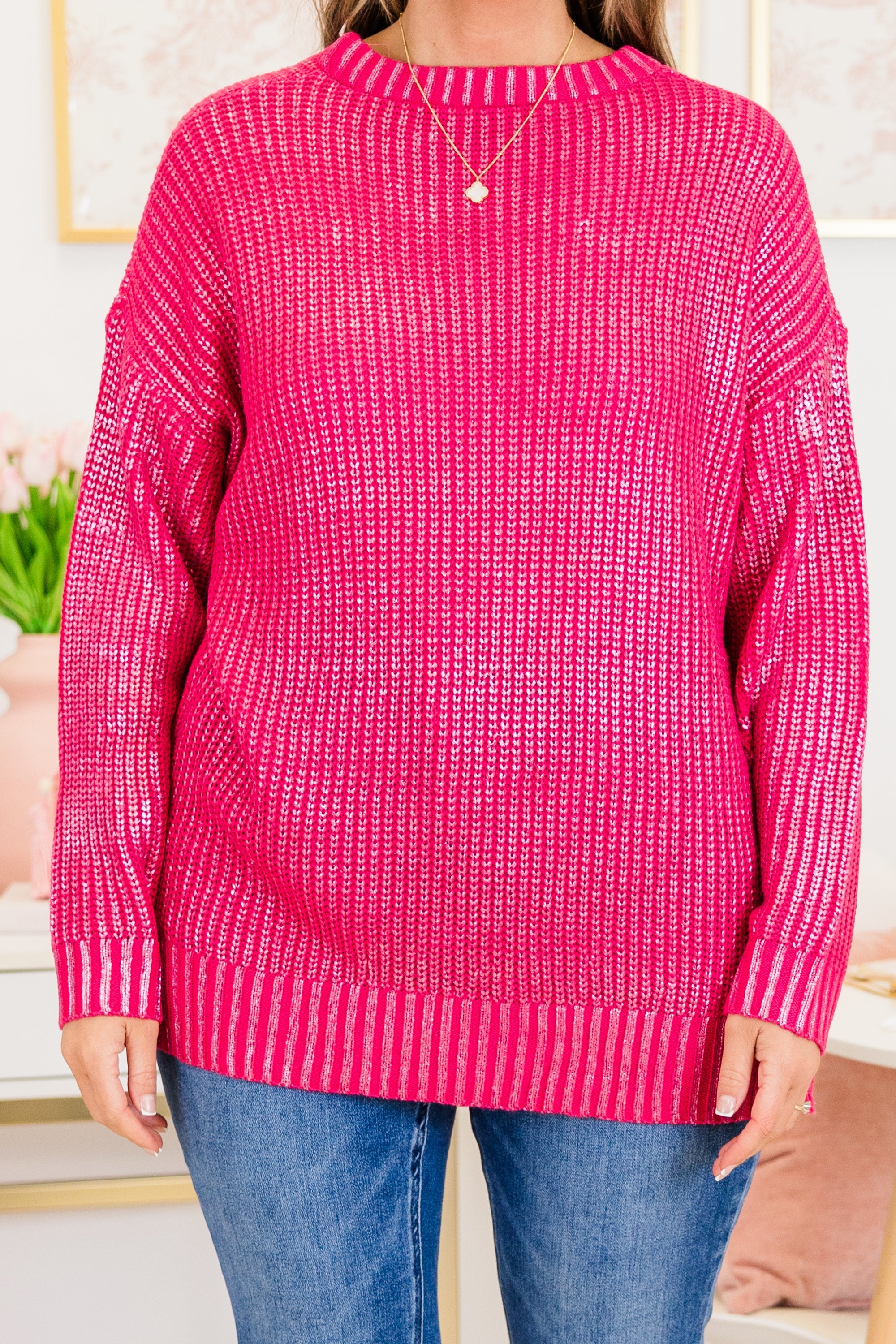 A Lovely Wish Sweater, Pink