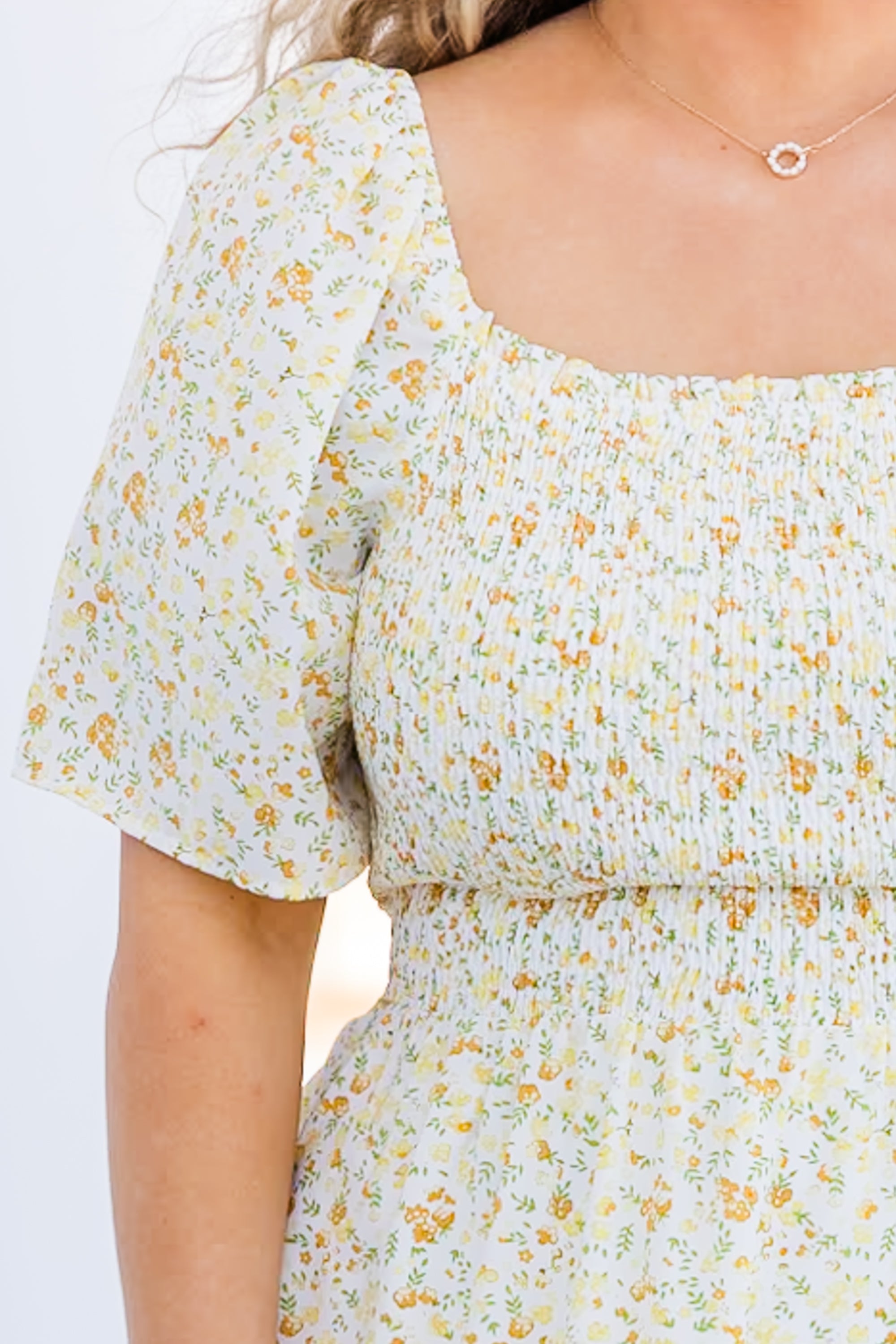 A Moment In The Sun Dress, Yellow