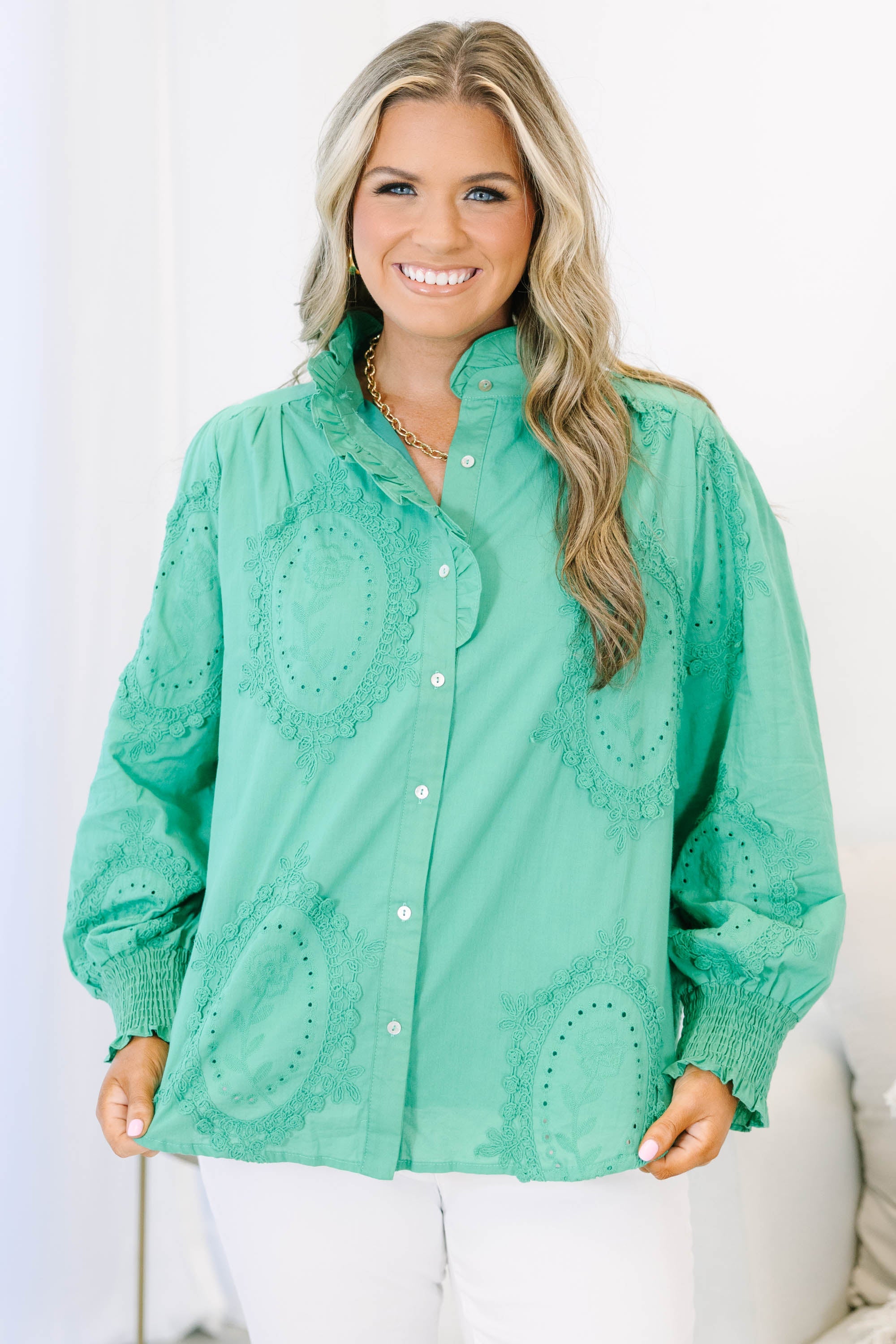 A Moment Like This Top, Kelly Green