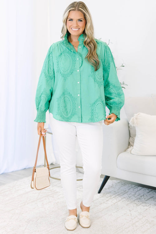 A Moment Like This Top, Kelly Green