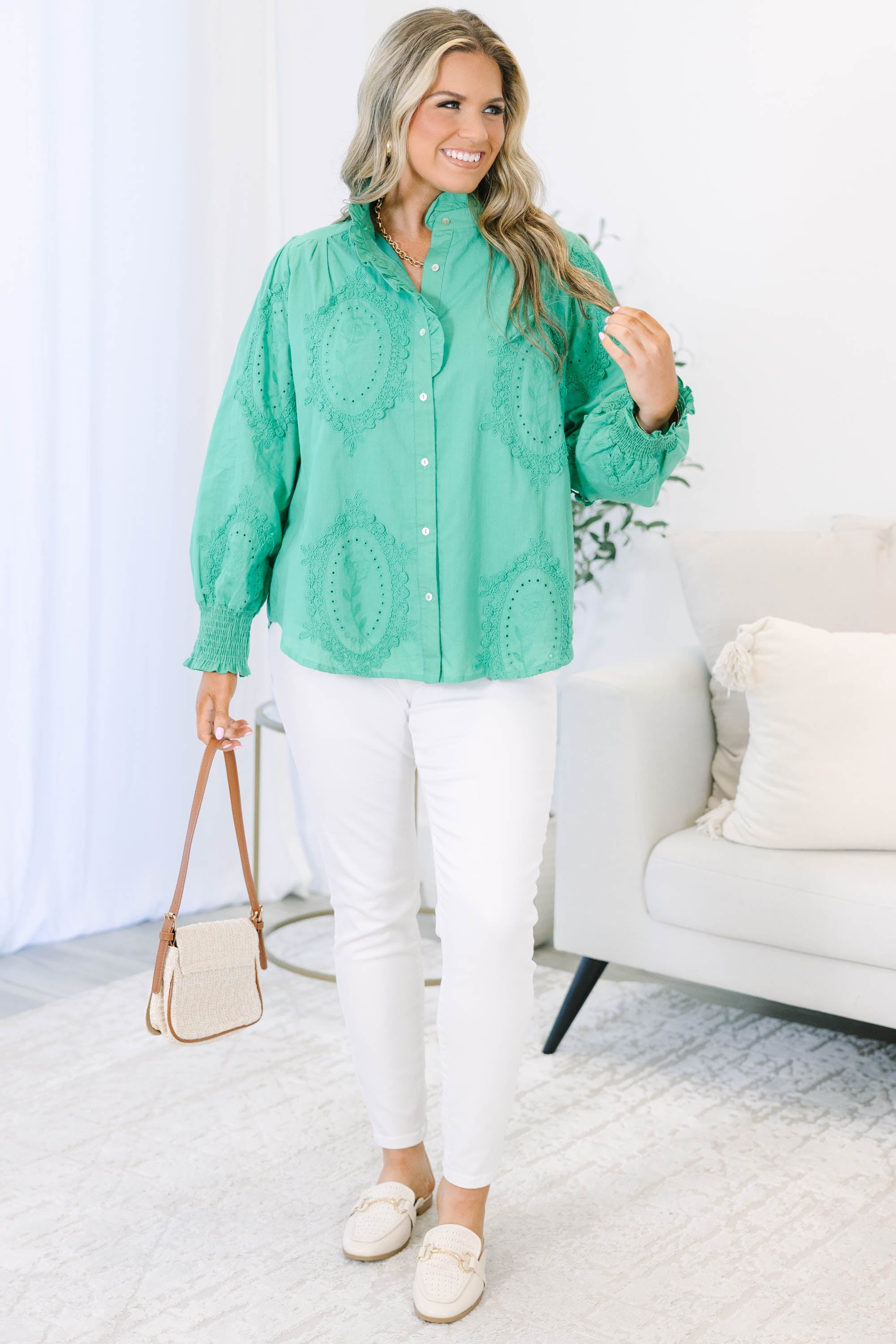 A Moment Like This Top, Kelly Green