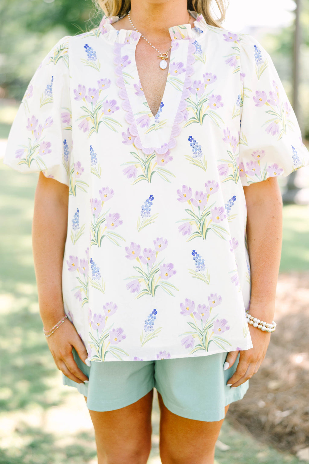 A New Day Top, Cream