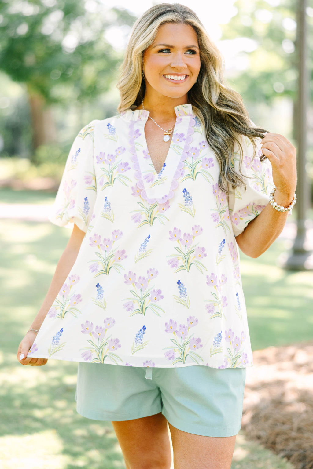 A New Day Top, Cream