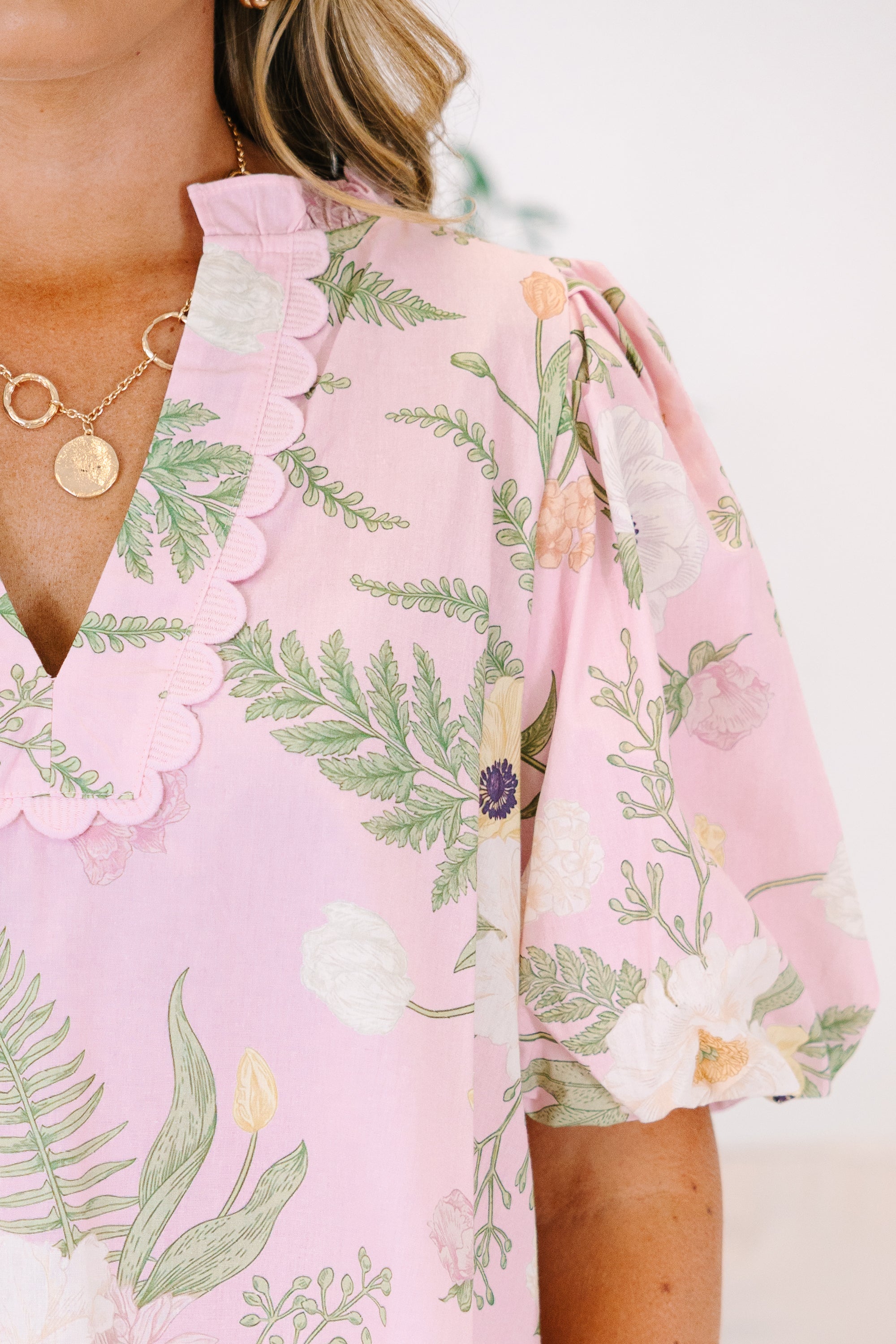 A New Day Top, Light Pink