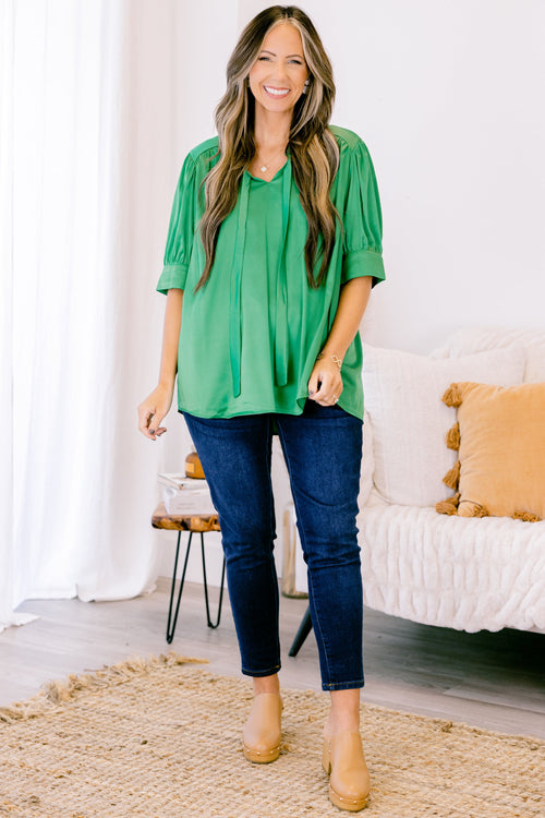 A New POV Top, Green